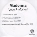 Madonna Love Profusion