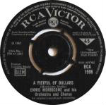 ENNIO MORRICONE ORCHESTRA - A Fistful Of Dollars - 45T x 1