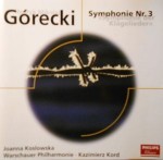 Gorecki Symphonie No 3. Symphonie Der Klagelieder