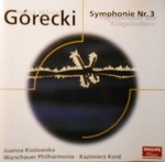 Gorecki Symphonie No 3. Symphonie Der Klagelieder