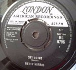Betty Harris Cry To Me