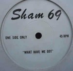 Sham 69 What Have We Got