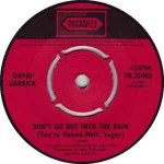 David Garrick  Don't Go Out Into The Rain (You're Gonna Melt, Sug