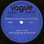 Steve Allen And His Orchestra  Lola's Theme