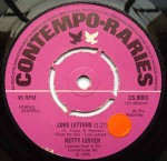 Ketty Lester / Dorsey Burnette  Love Letters / Hey Little One