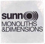 Sunn O)))  Monoliths & Dimensions