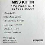 Miss Kittin  Requiem For A Hit