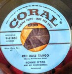 Ronnie O'Dell And His Continentals  Red Rose Tango