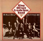 King Oliver's Creole Jazz Band The Gennet Sides Of April And October 1923