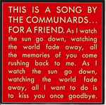 The Communards For A Friend
