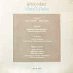 Arvo Pärt Tabula Rasa