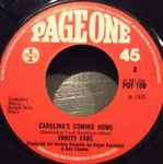 Vanity Fare Carolina's Comin' Home / On Your Own