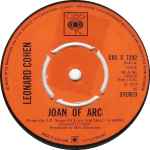 Leonard Cohen Joan Of Arc
