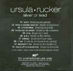 Ursula Rucker Silver Or Lead