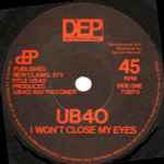 UB40 I Won't Close My Eyes