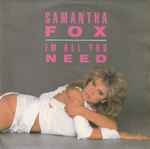 Samantha Fox I'm All You Need