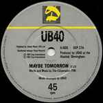 UB40 Maybe Tomorrow